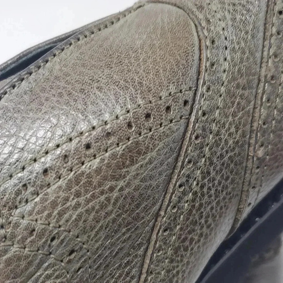 Bussola Liverpool Libby Oxford Shoes Khaki Womens Size 36 US 5.5 Slip On Loafers - Picture 9 of 11